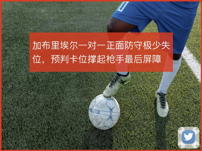 加布里埃尔一对一正面防守极少失位,预判卡位撑起枪手最后屏障